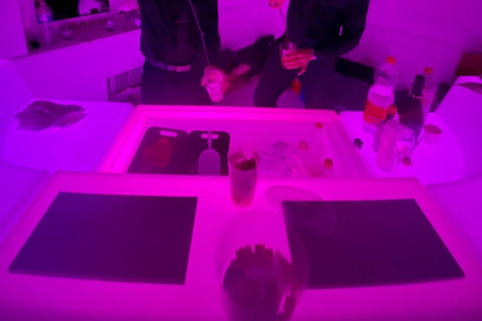 Flair bartending.