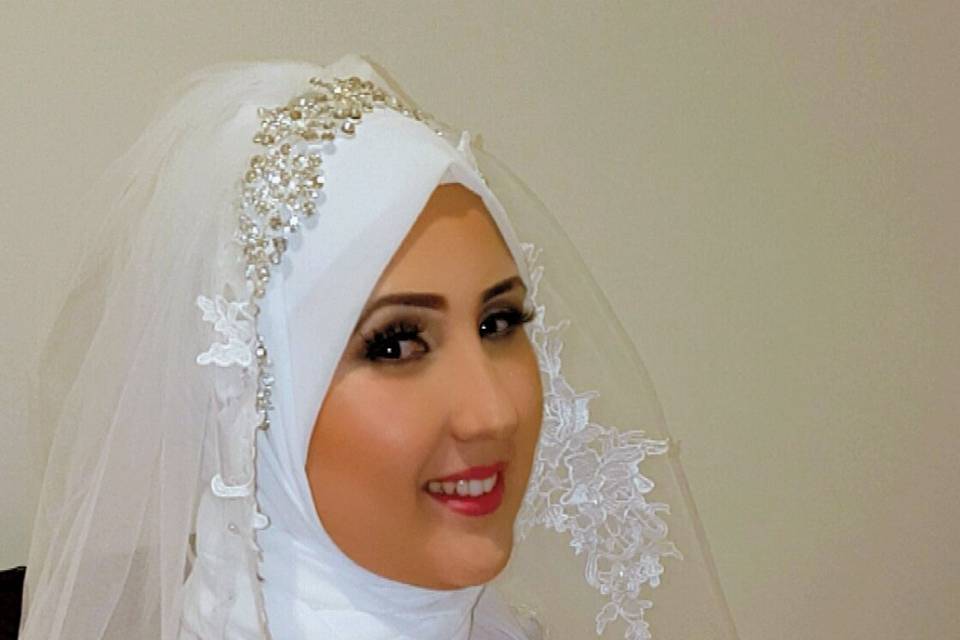 Mariée  Hijab robe