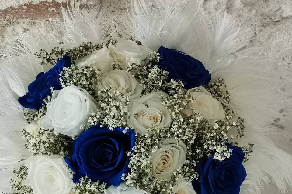 Bouquet rose stabilisée