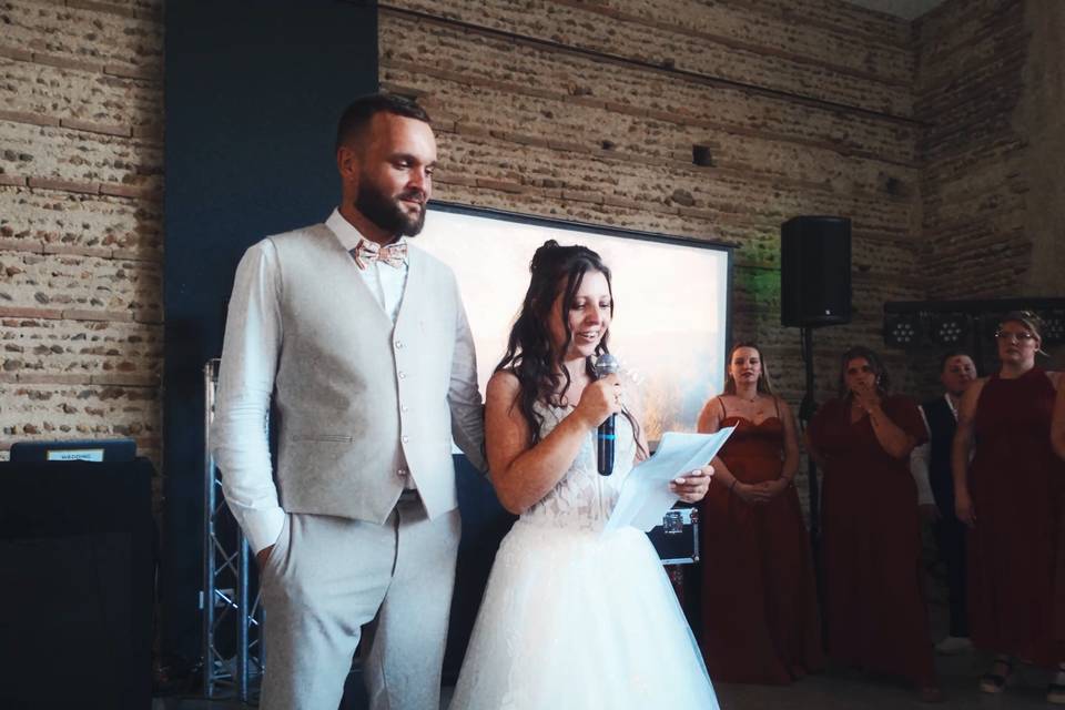 Discours des mariés
