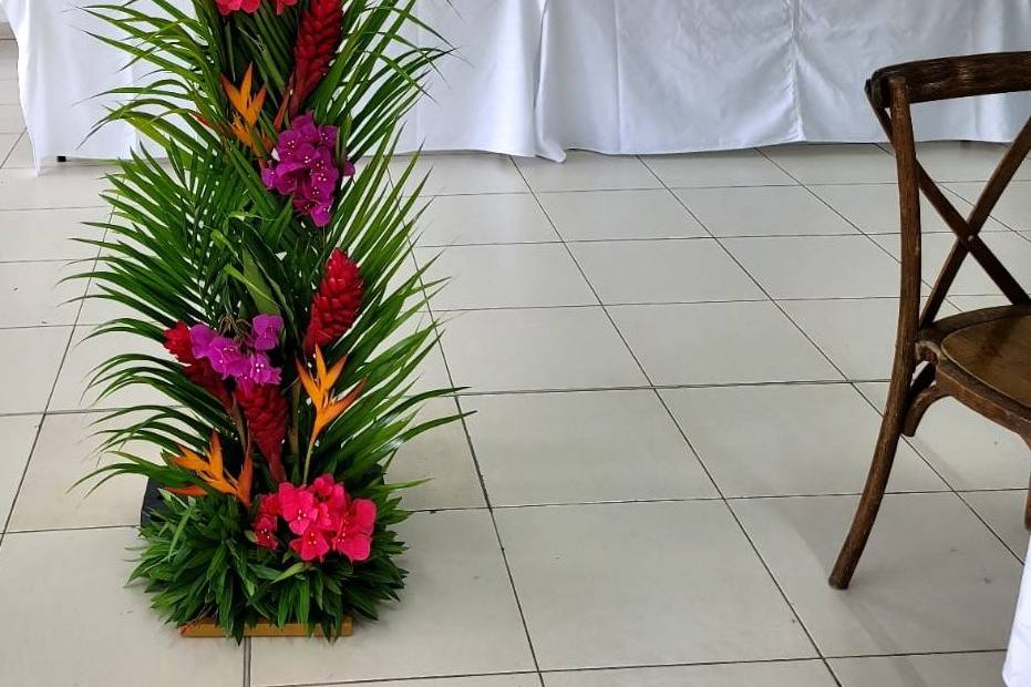 Coloré, orange, rose et violet