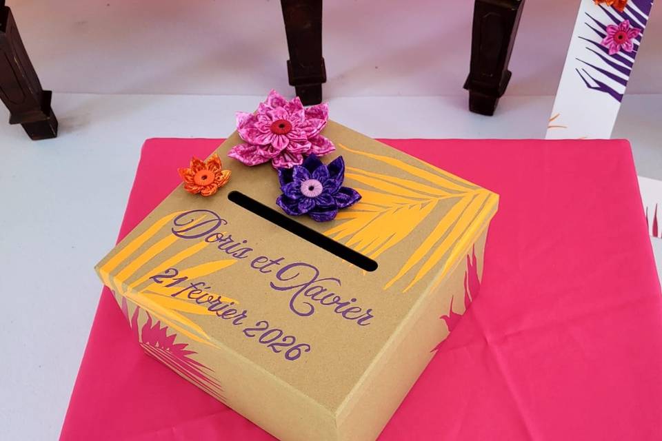 Coloré, orange, rose et violet