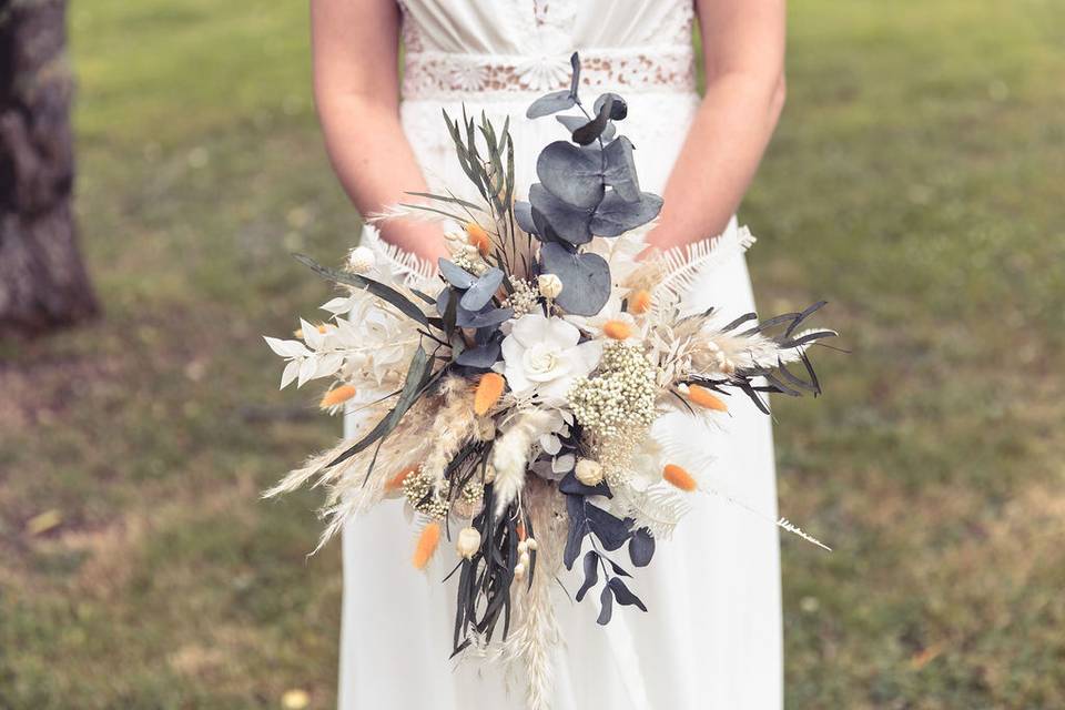 Bouquet fleurs séchées