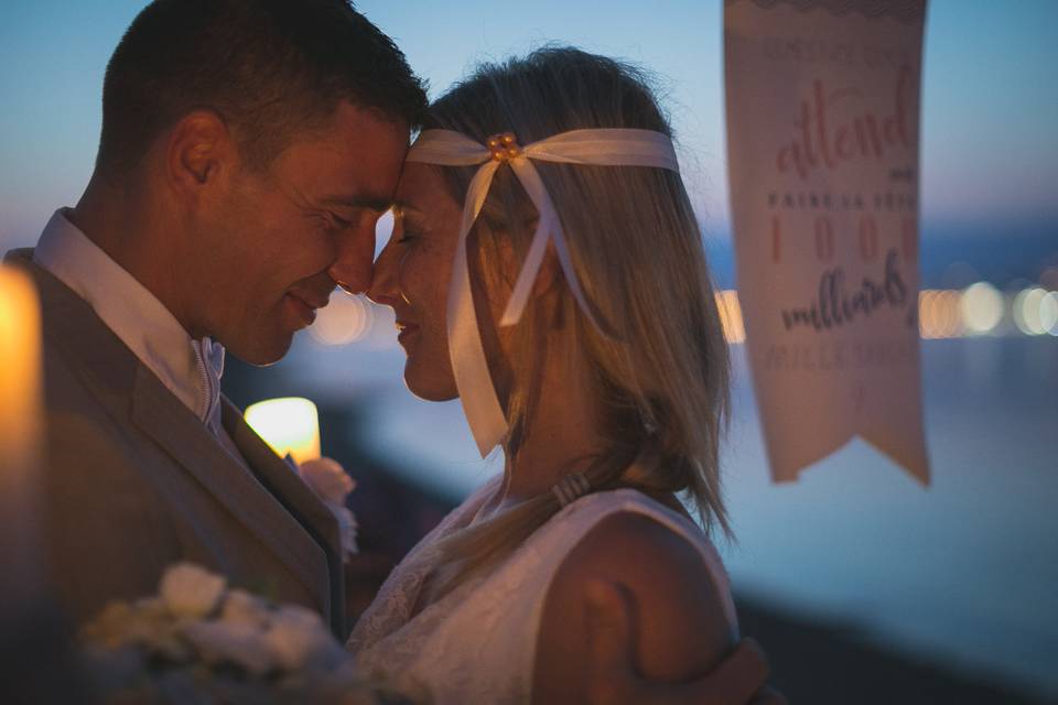 Mariage bord de mer