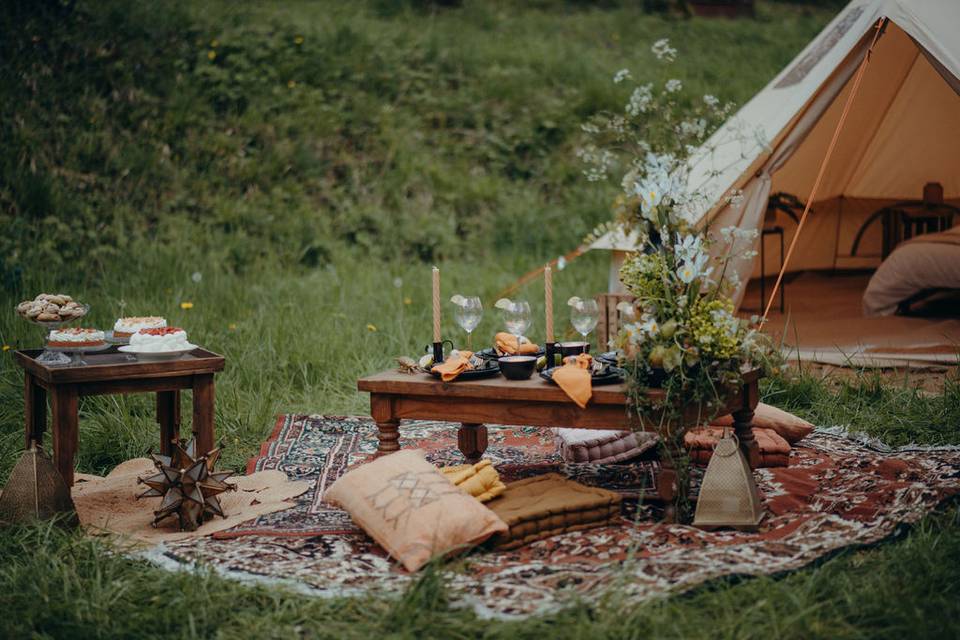 Une ambiance de mariage bohème