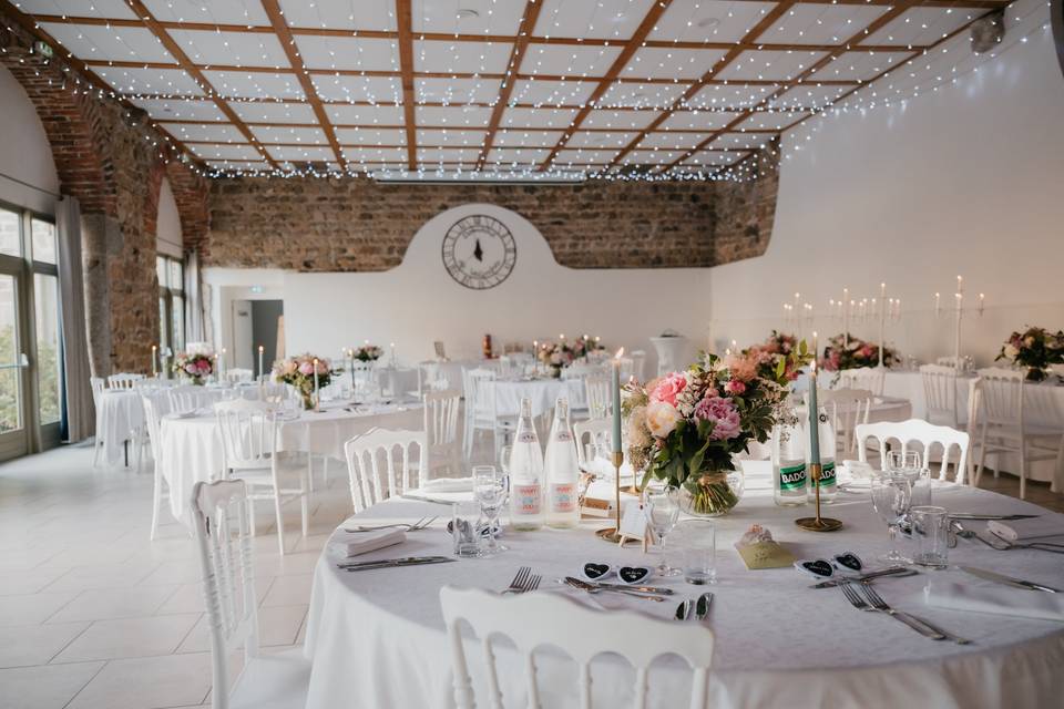 Salle décorée