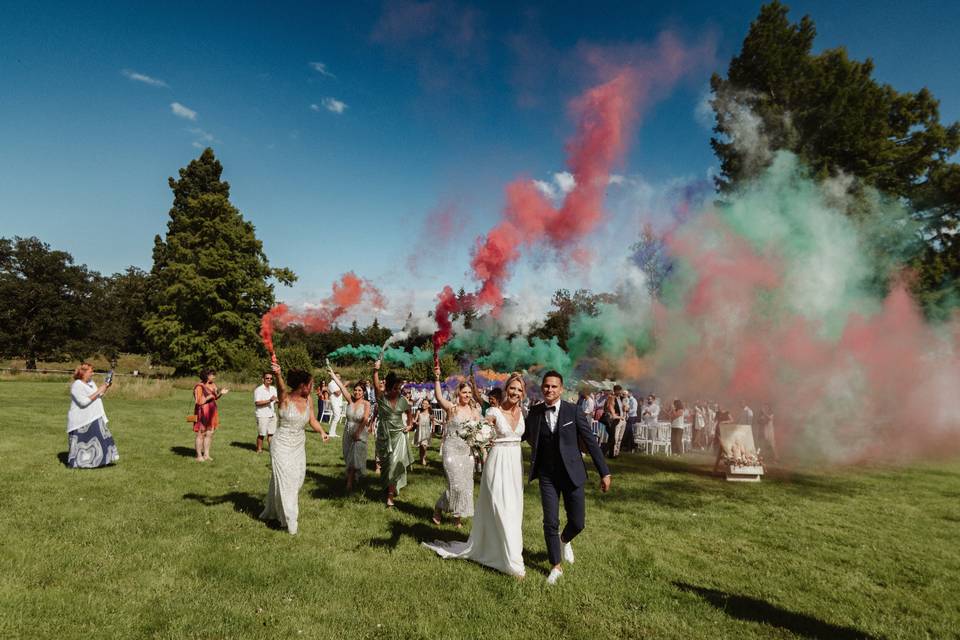 Jet de couleurs
