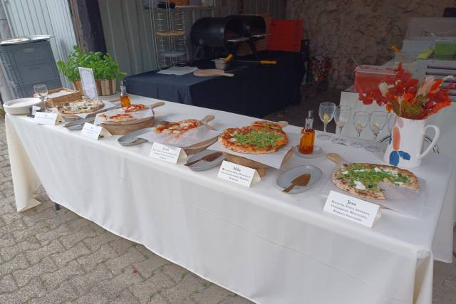 Buffet de pizzas