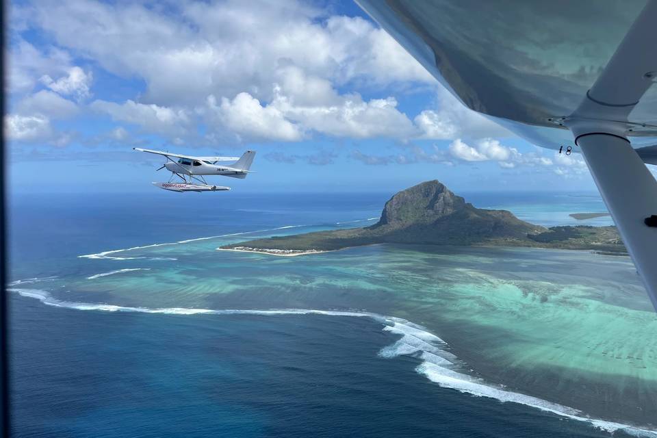 Survol en hydravion Maurice