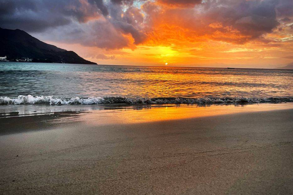 Plage aux Seychelles