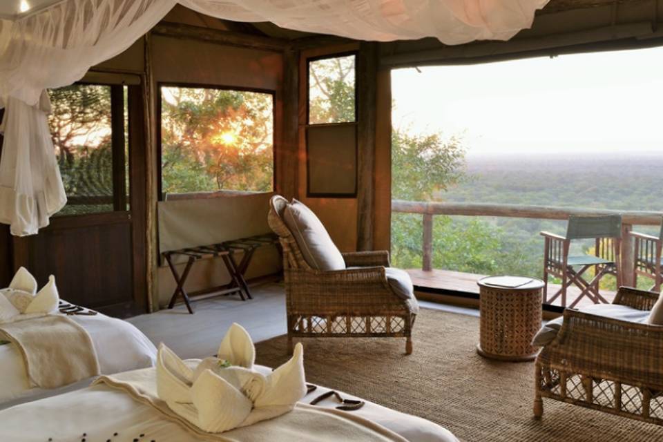 Lodge de luxe en Afrique