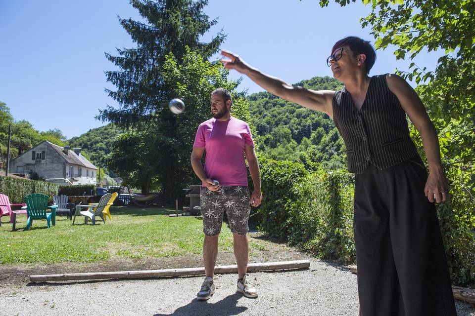 Terrain de pétanque