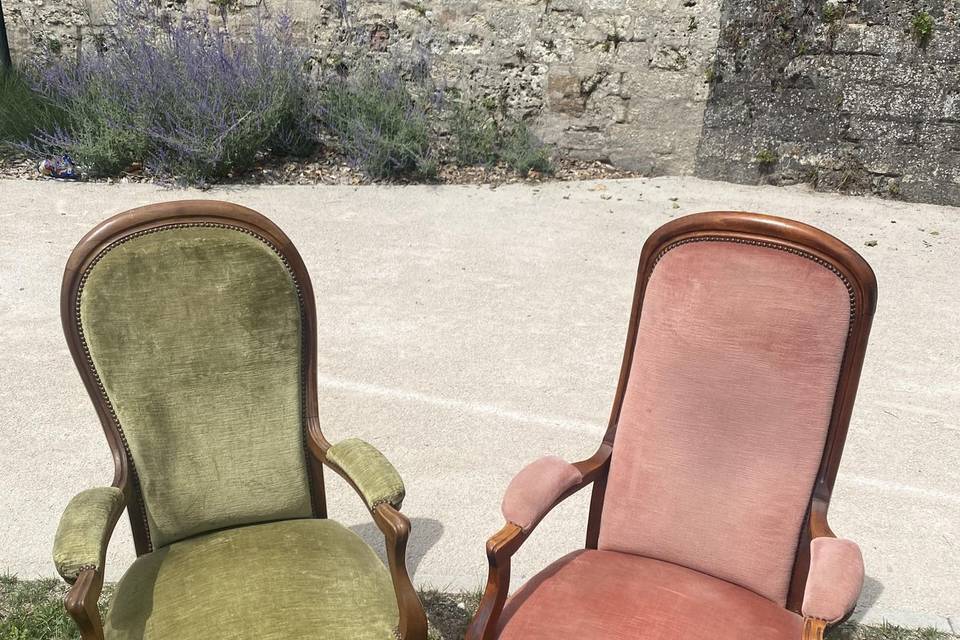 Fauteuil cérémonie laïque