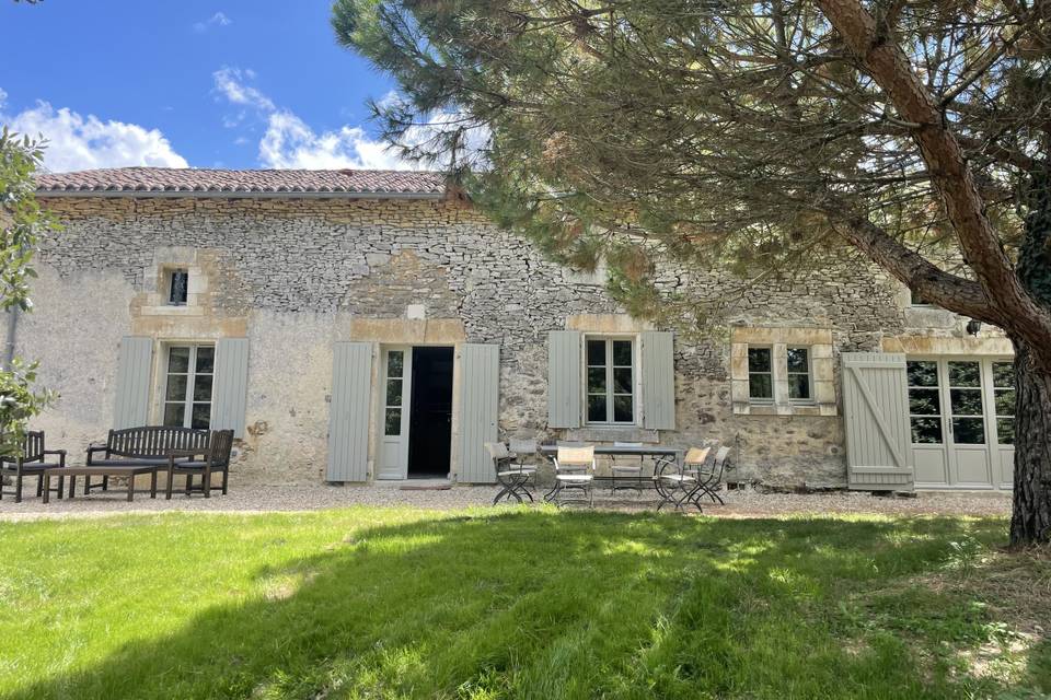 Le gîte juste restauré