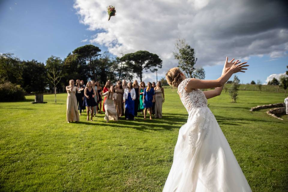 Lancé de bouquet !