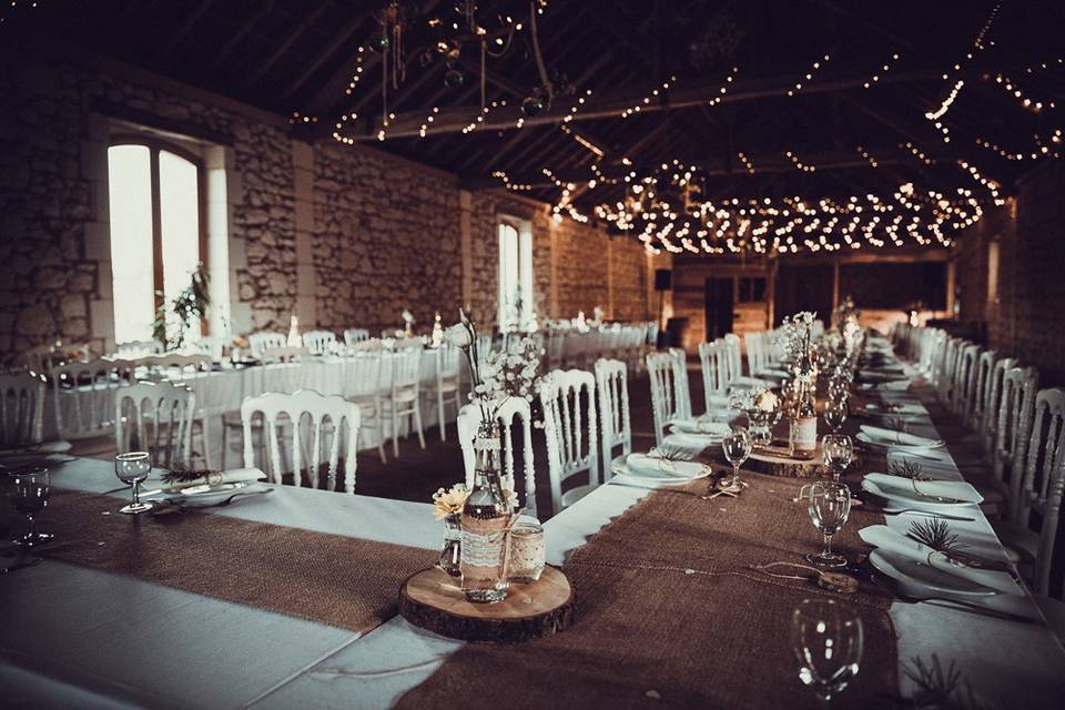 Salle ambiance champêtre