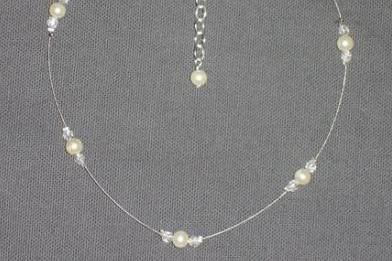 Collier perles simple