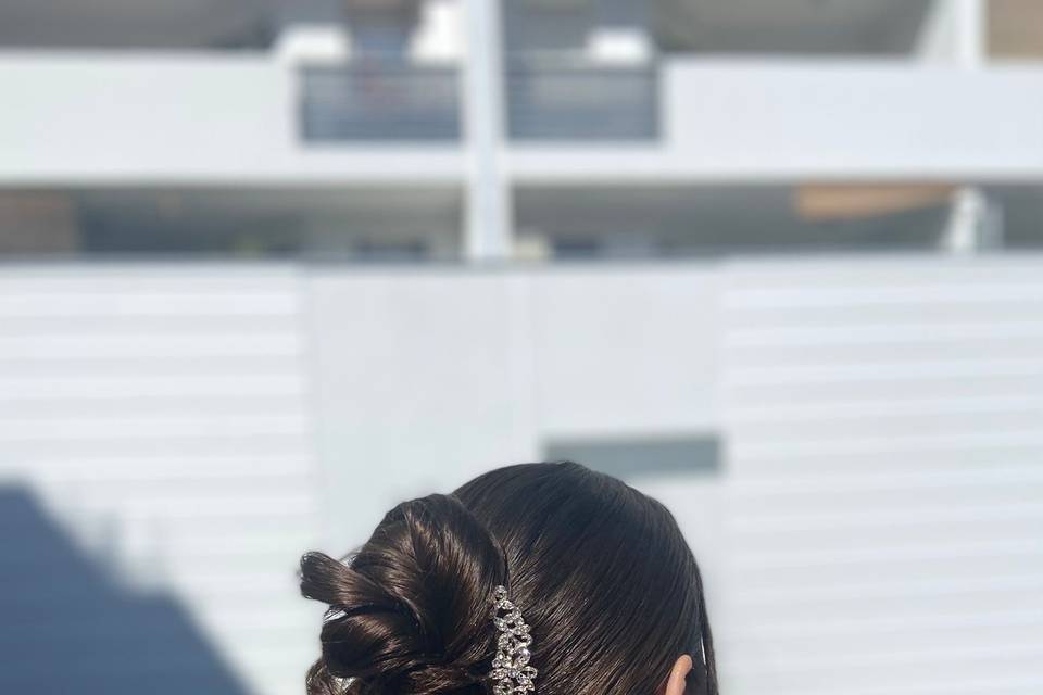 Chignon banane