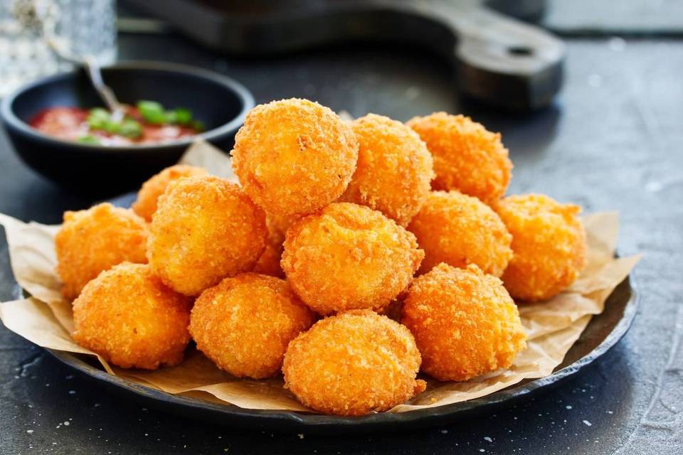 Mini arancini caldi