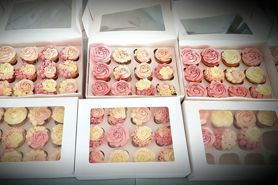 Cupcakes fleuris