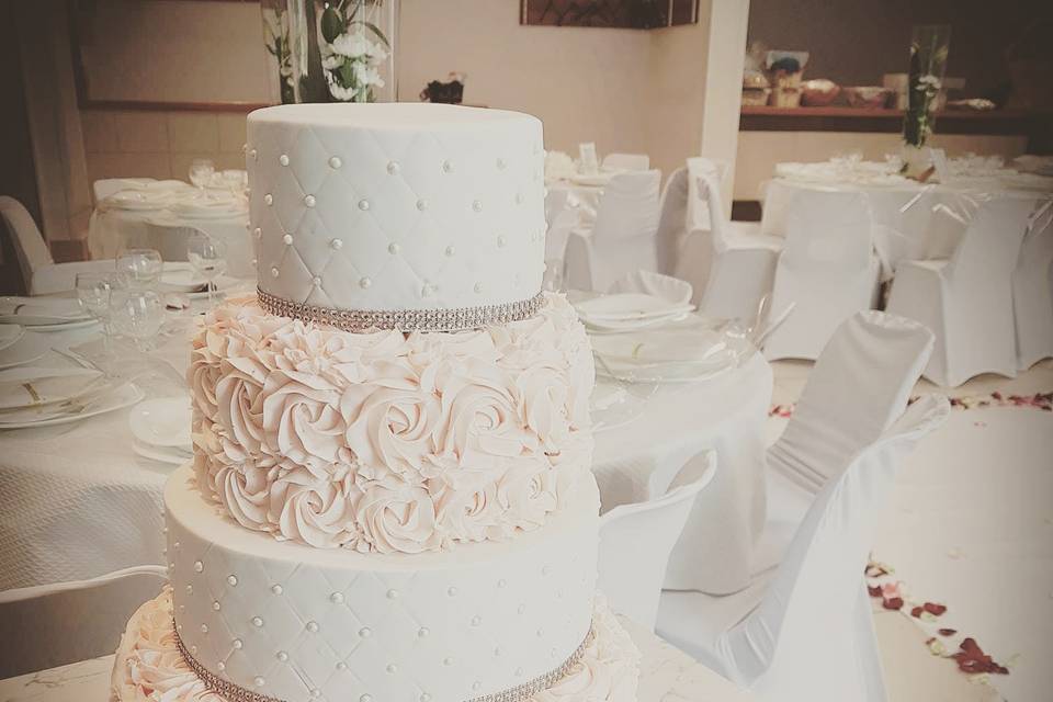 Wedding cake romantique