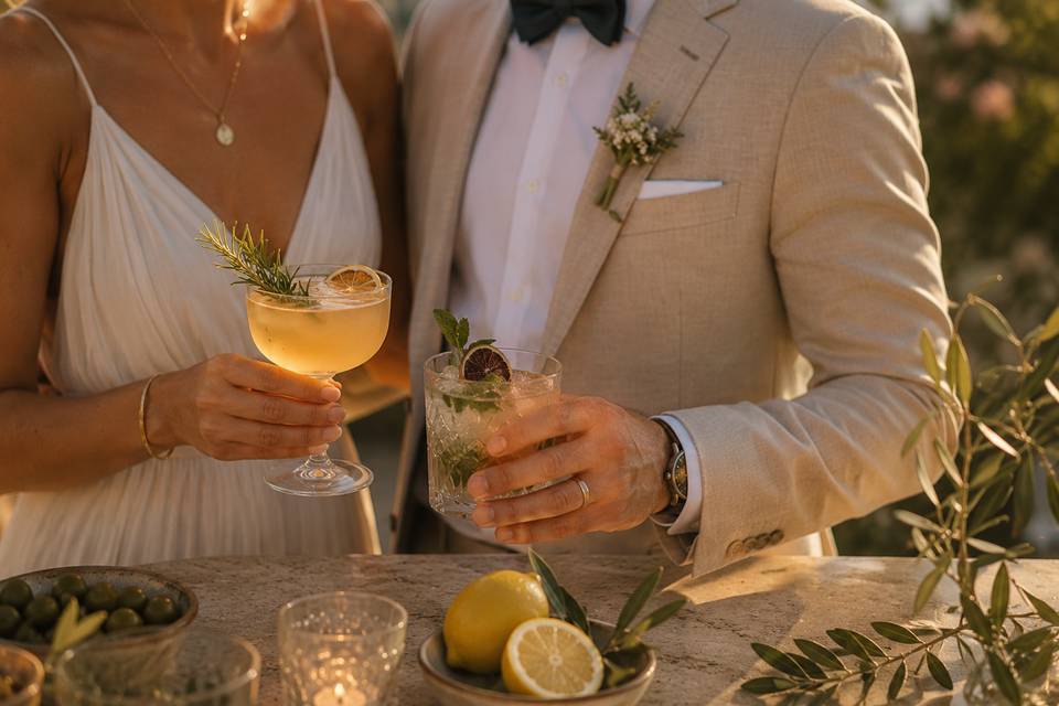 Cocktails des mariés