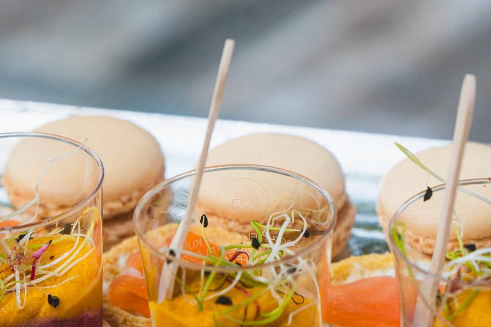 Détail_ plateau de canapés