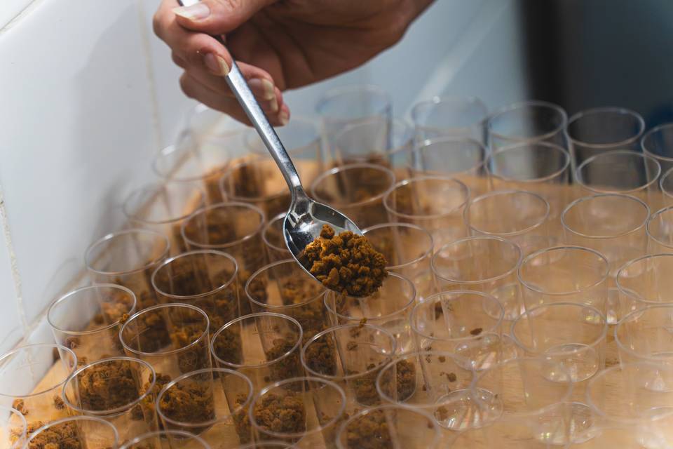 Détail_ préparation des desserts