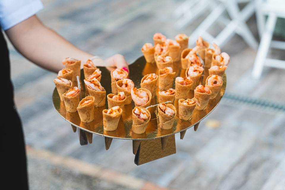 Photo_ canapés aux crevettes