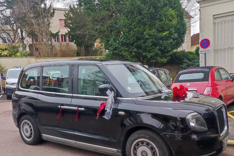 Taxi anglais EV Wedding