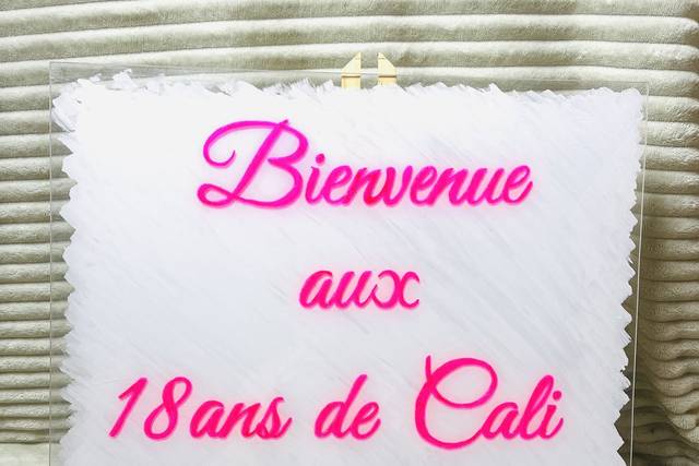 Panneau de bienvenue