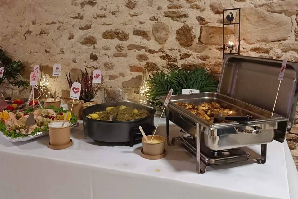 Buffet chaud froid