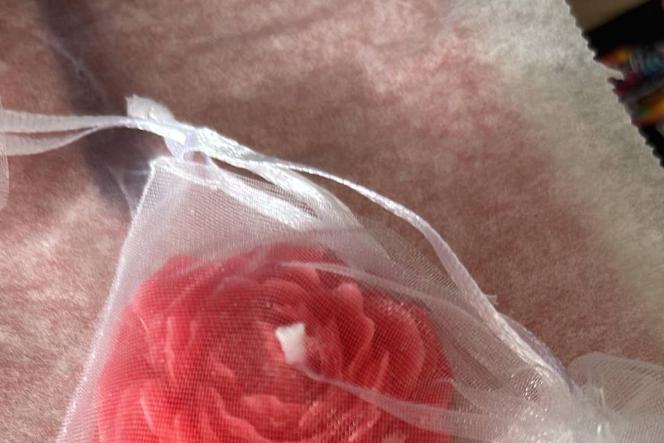 Bougie rose