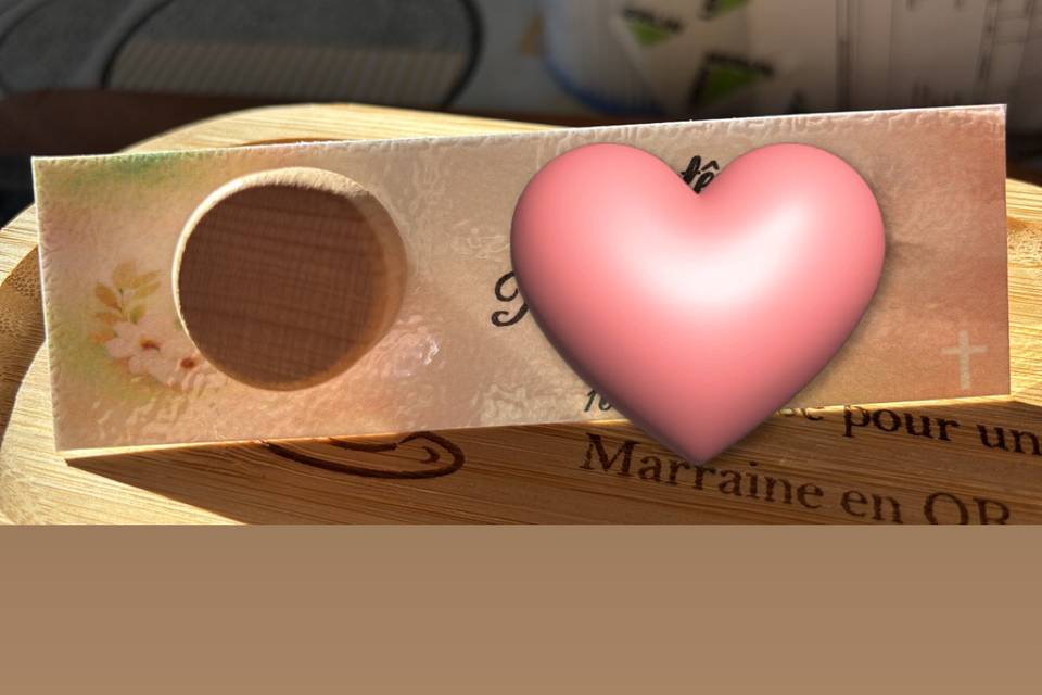 Support bouchon personnalisé