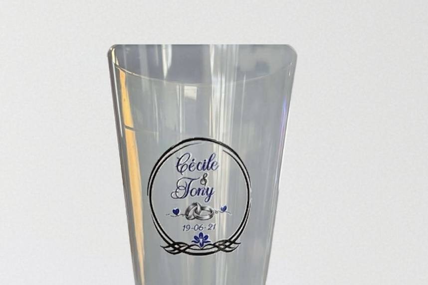 Verre DTF UV