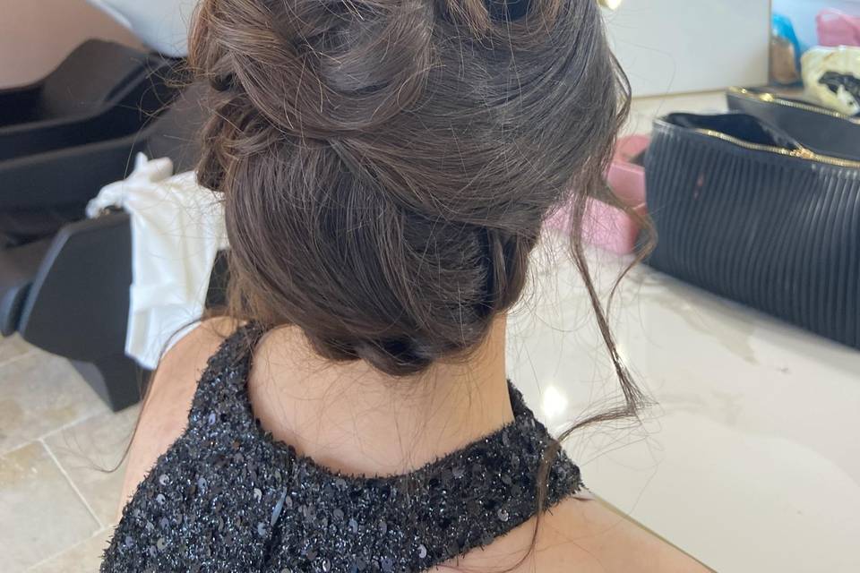 Chignon invitée