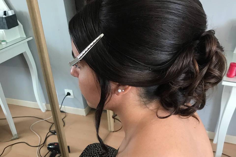 Chignon invitée