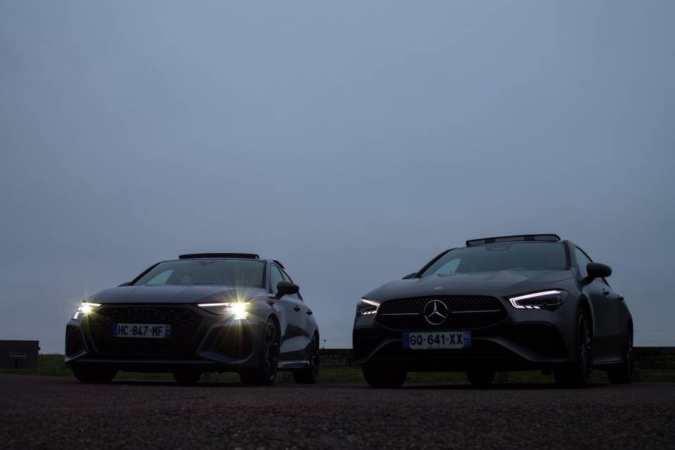 Audi Rs3,Mercedes Cla 250 AMG