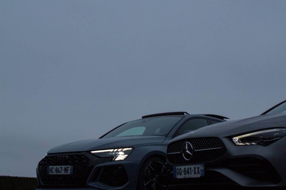 Audi Rs3,Mercedes Cla