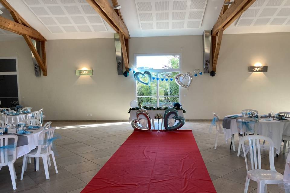 Décoration salle mariage