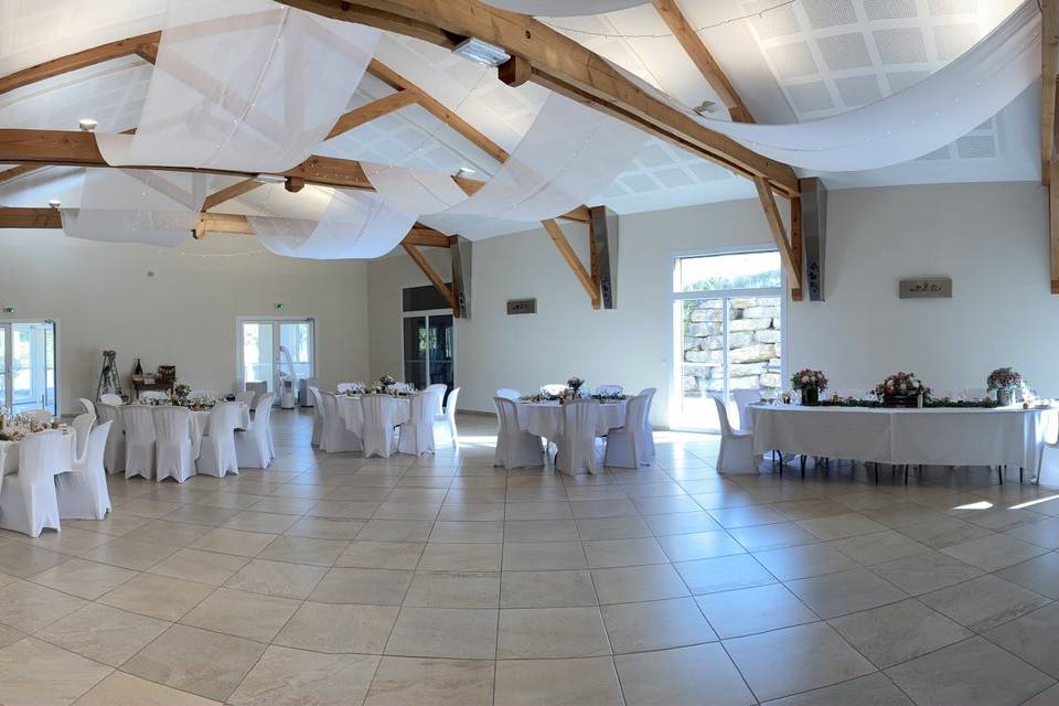 Mariage salle déco