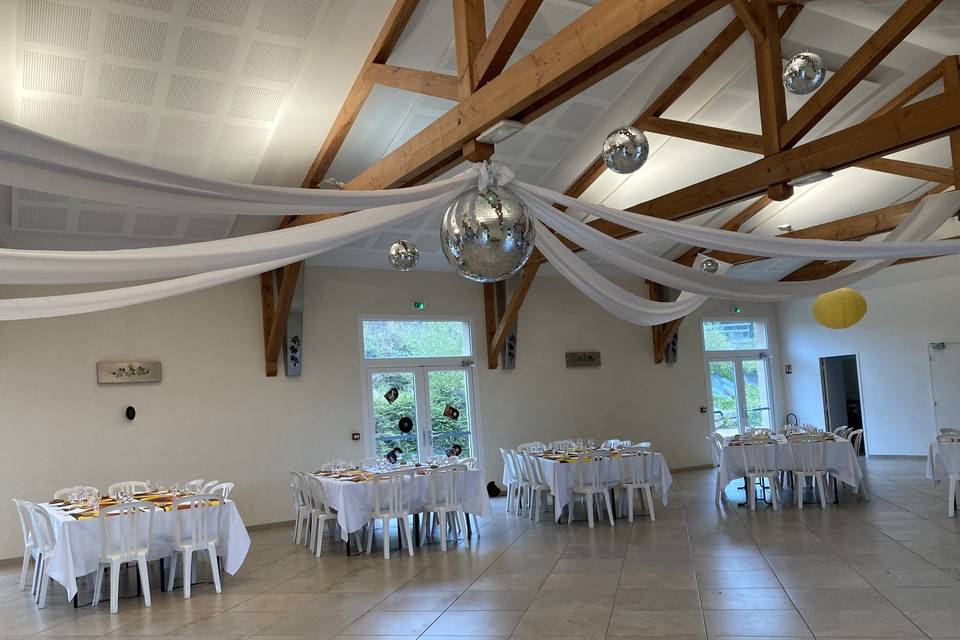 Mariage salle déco