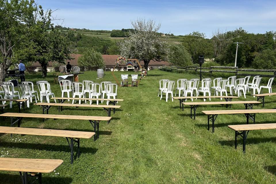 Cérémonie - Extérieure