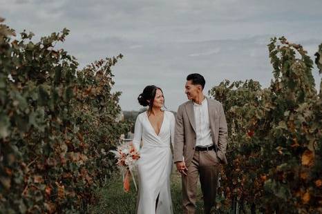 Photo dans les vignes