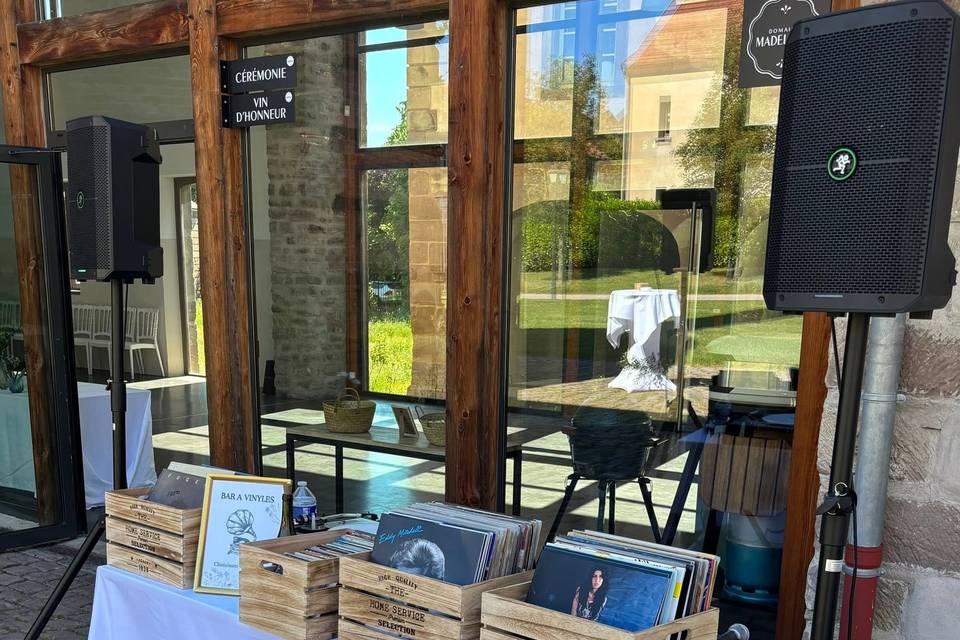 Vin d'honneur = Bar à vinyles