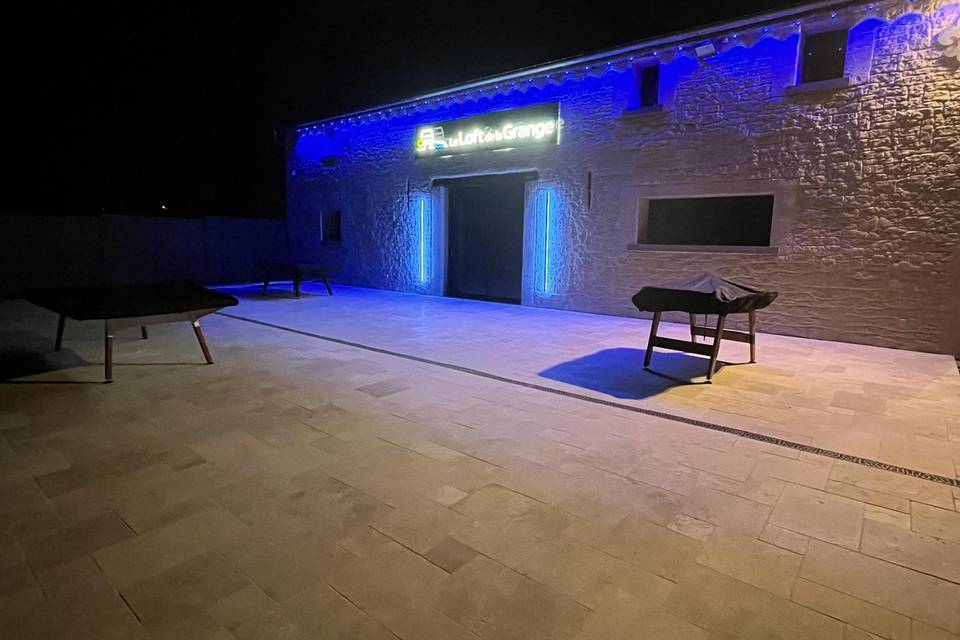 Terrasse de 150m²