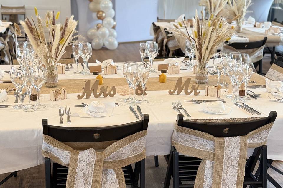 Table mariages