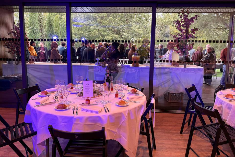 Apéritif sur la terrasse