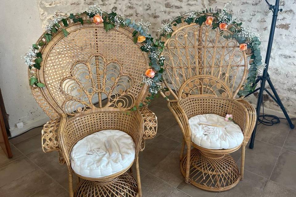 Décor de chaise