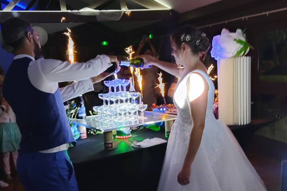 Mise en lumière cascade